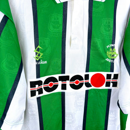 Plymouth Argyle 1996-1998 Super League Home Football Shirt
