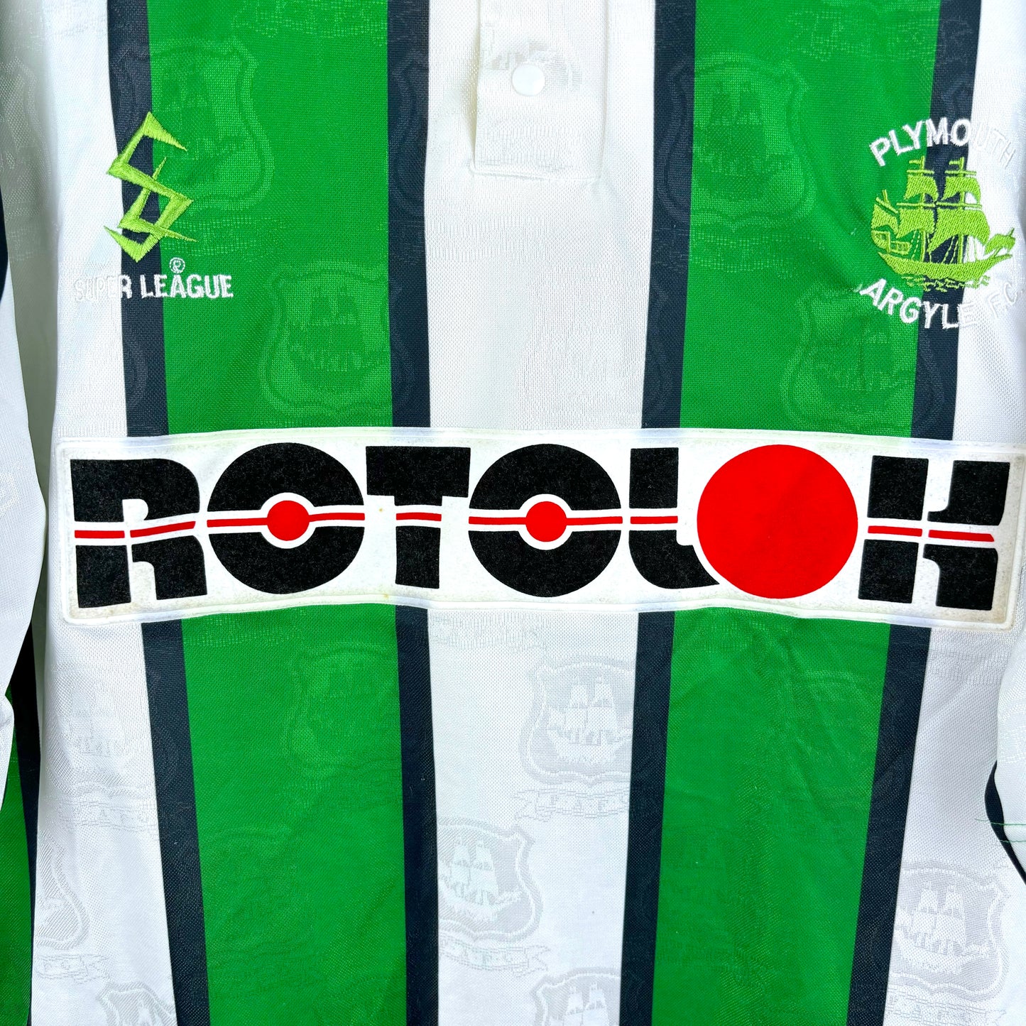 Plymouth Argyle 1996-1998 Super League Home Football Shirt