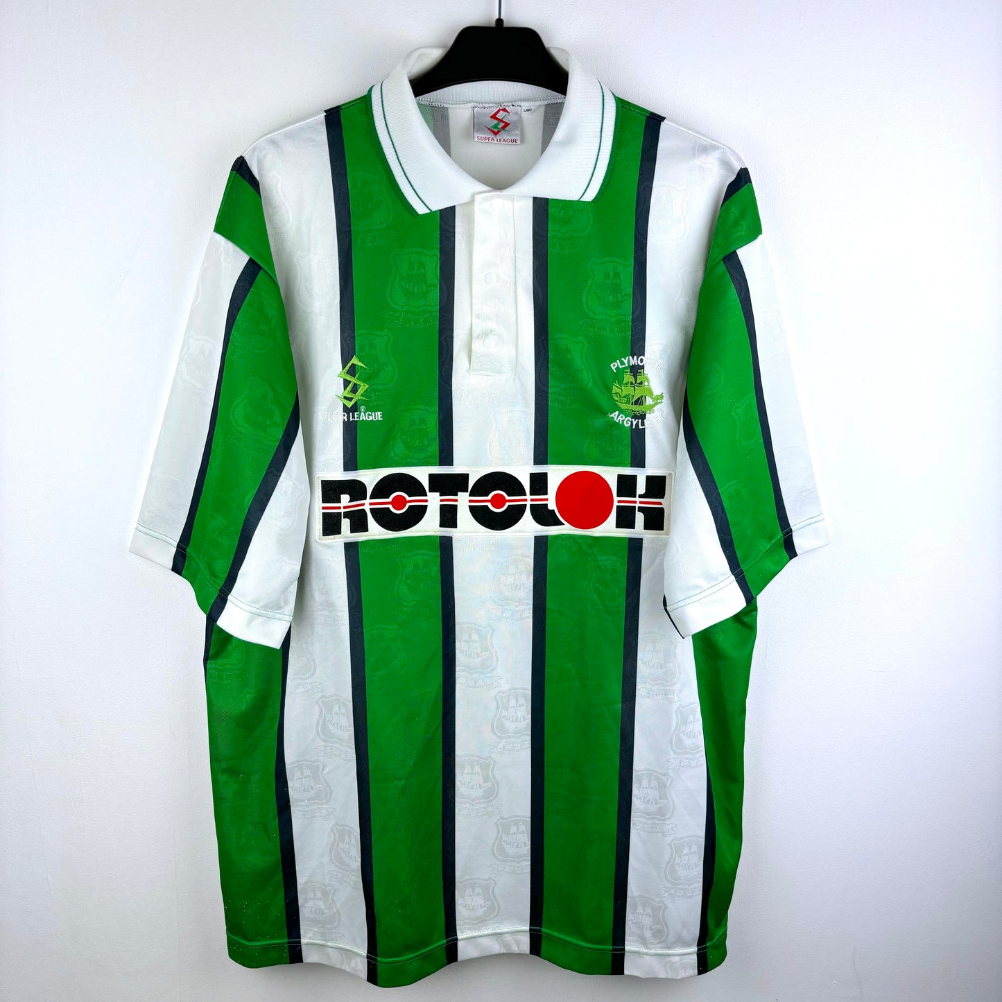 Plymouth Argyle 1996-1998 Super League Home Football Shirt