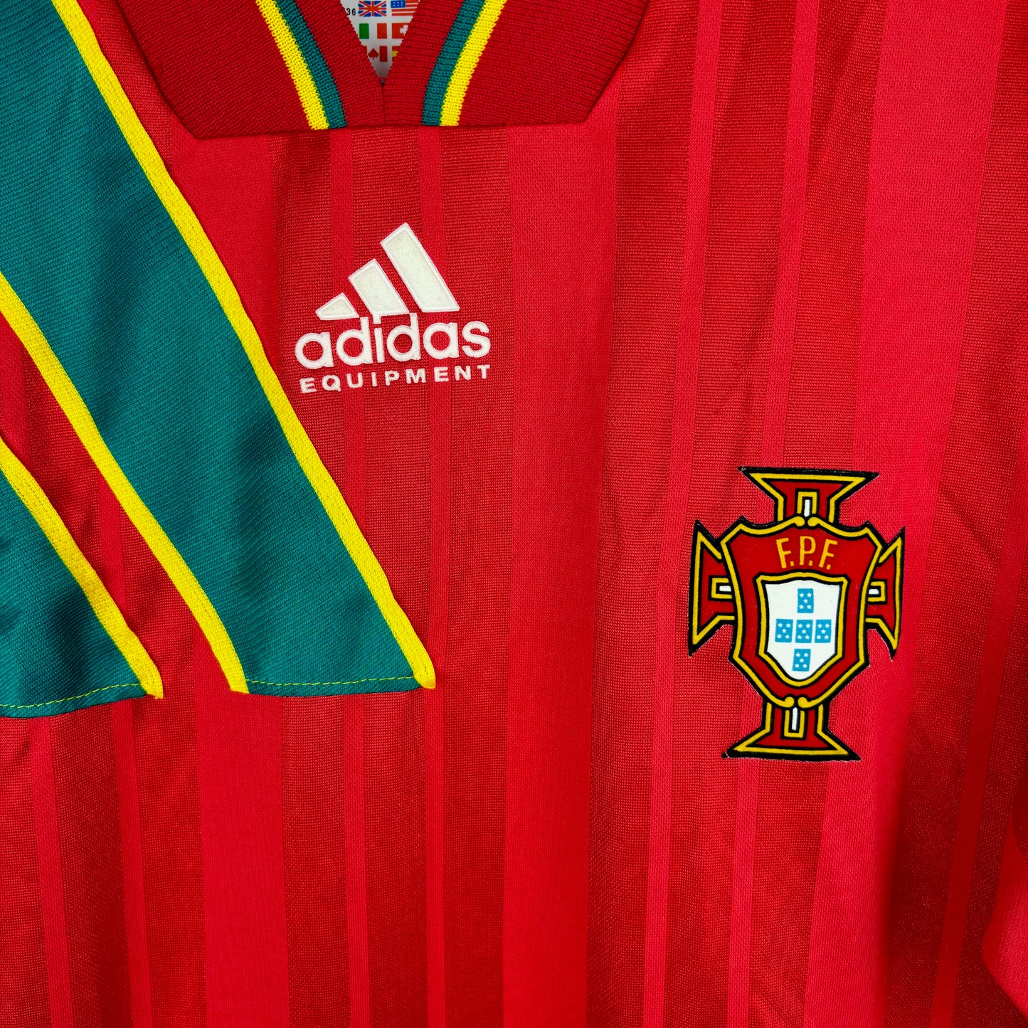 Portugal 1994-1995 Adidas Home Football Shirt