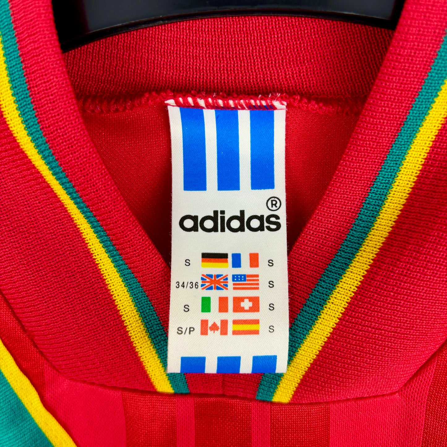 Portugal 1994-1995 Adidas Home Football Shirt