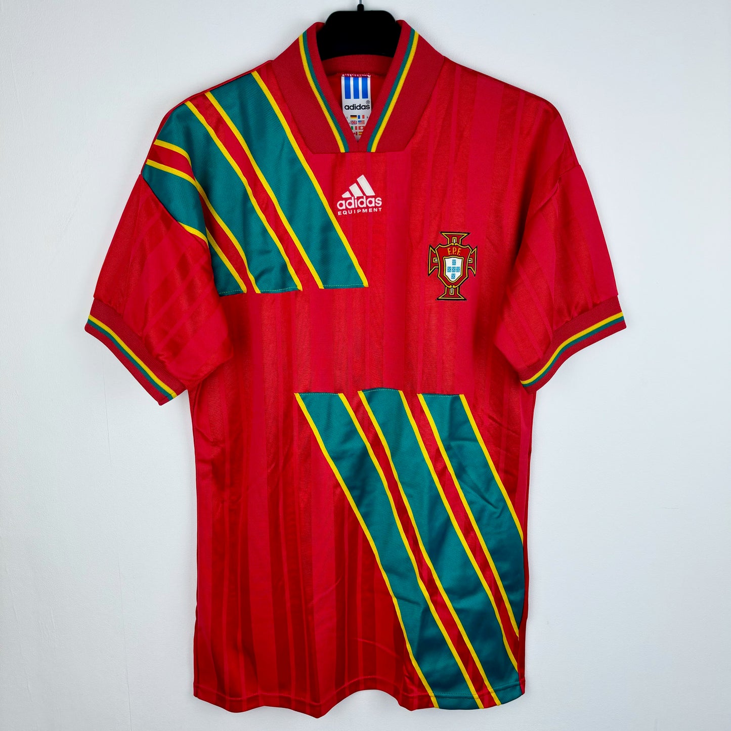 Portugal 1994-1995 Adidas Home Football Shirt