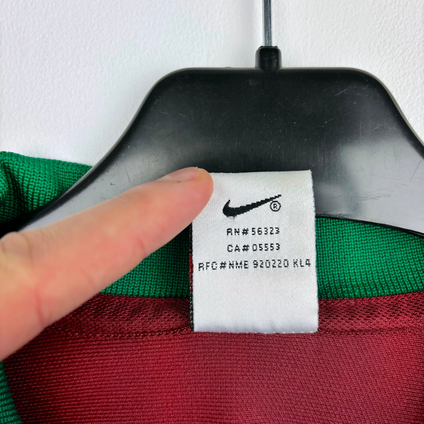 Portugal 1997-1998 Nike Home Football Shirt