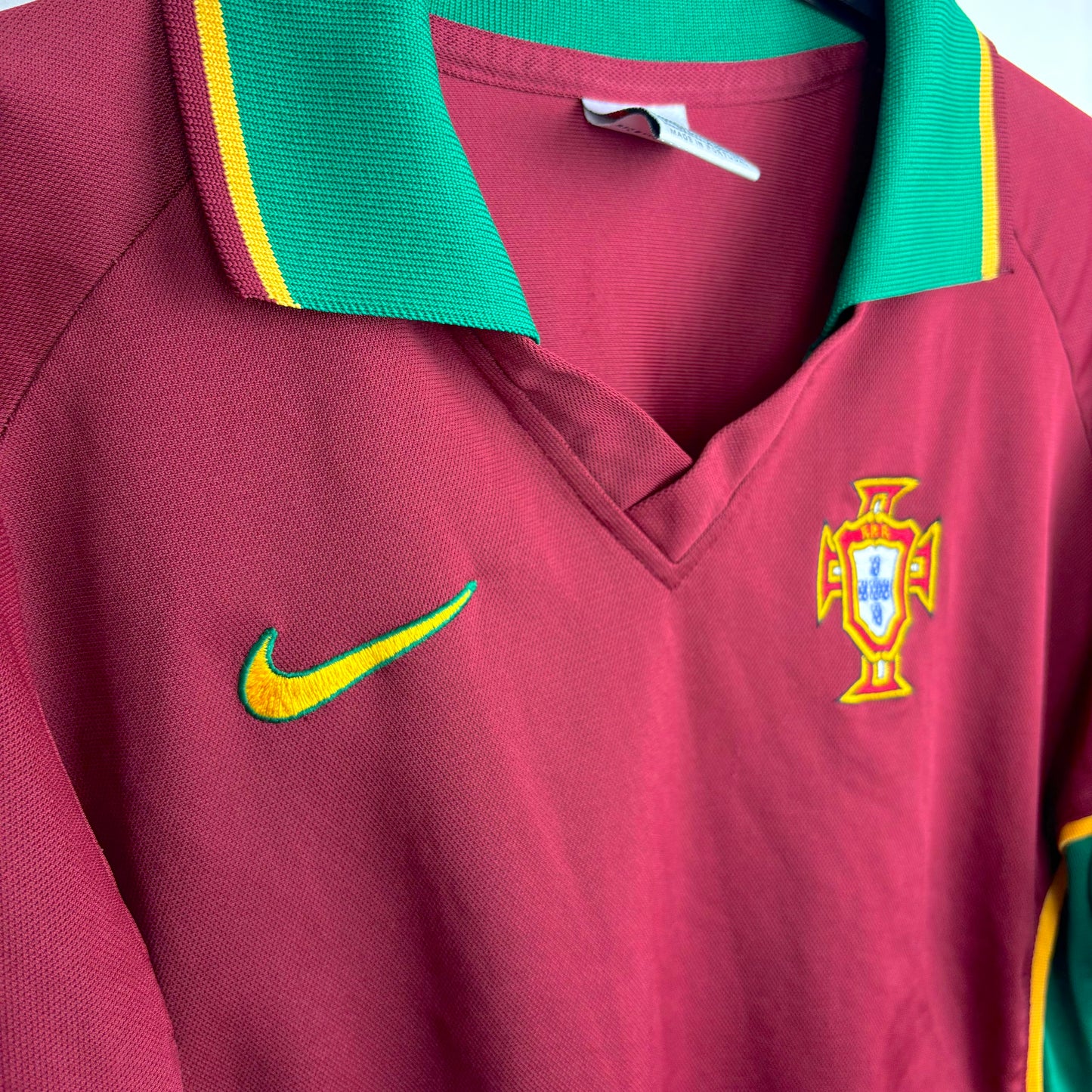 Portugal 1997-1998 Nike Home Football Shirt
