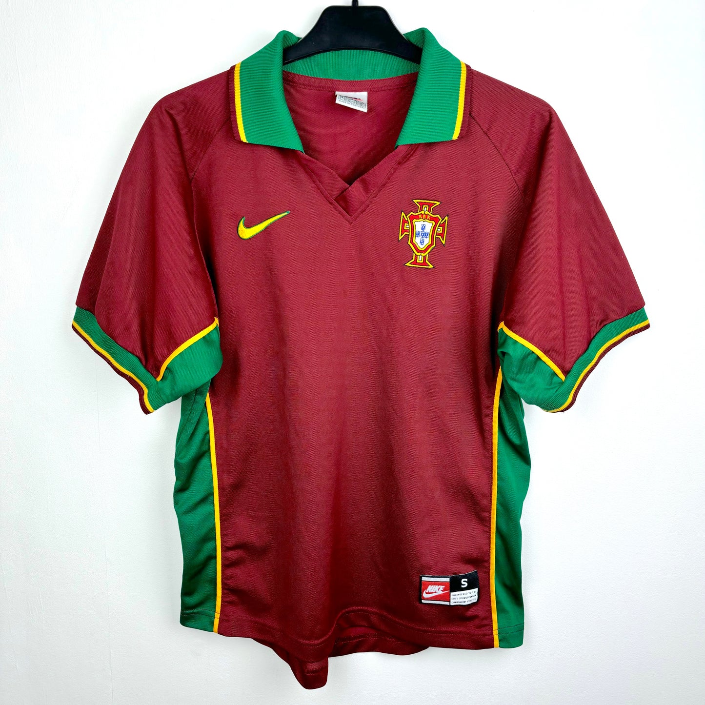 Portugal 1997-1998 Nike Home Football Shirt
