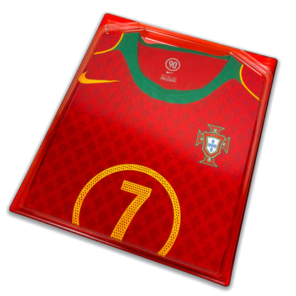 Portugal 2004 Nike Boxed T90 Player Issue Figo Home Shirt