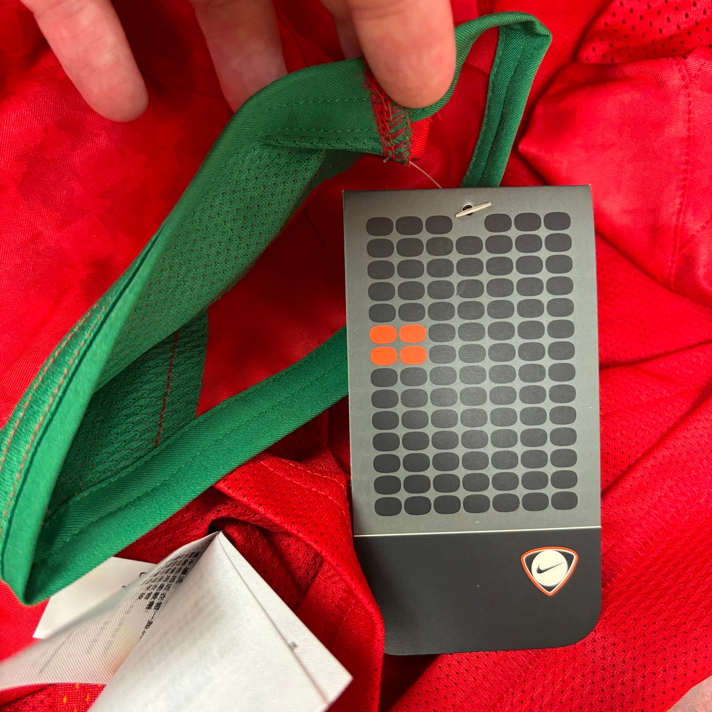 Portugal 2004 Nike Boxed T90 Player Issue Figo Home Shirt