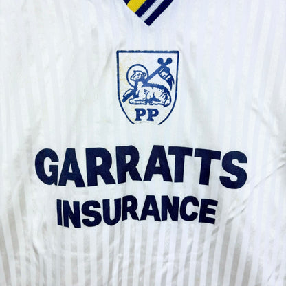 Preston North End 1988-1989 Scoreline Home Football Shirt