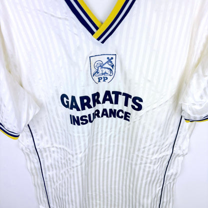 Preston North End 1988-1989 Scoreline Home Football Shirt