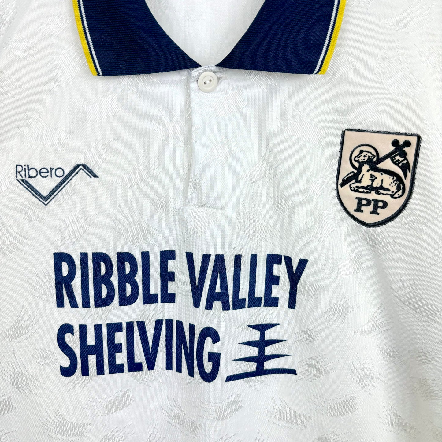 Preston North End 1990-1992 Ribero Home Football Shirt