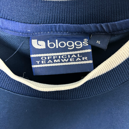 Authentic Bloggs label on Preston North End 2000-2001 Long-Sleeve Away Shirt – retro football kit