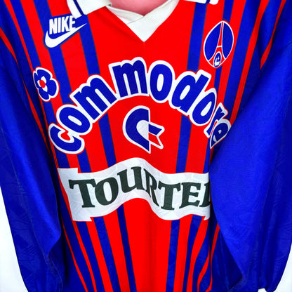 Paris Saint Germain PSG 1993-1994 Long-Sleeve Nike Home Football Shirt Jersey
