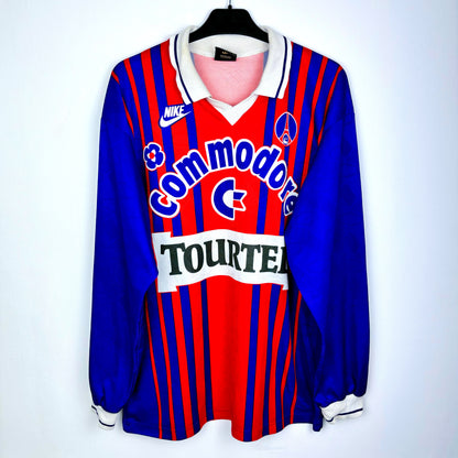 Paris Saint Germain PSG 1993-1994 Long-Sleeve Nike Home Football Shirt Jersey