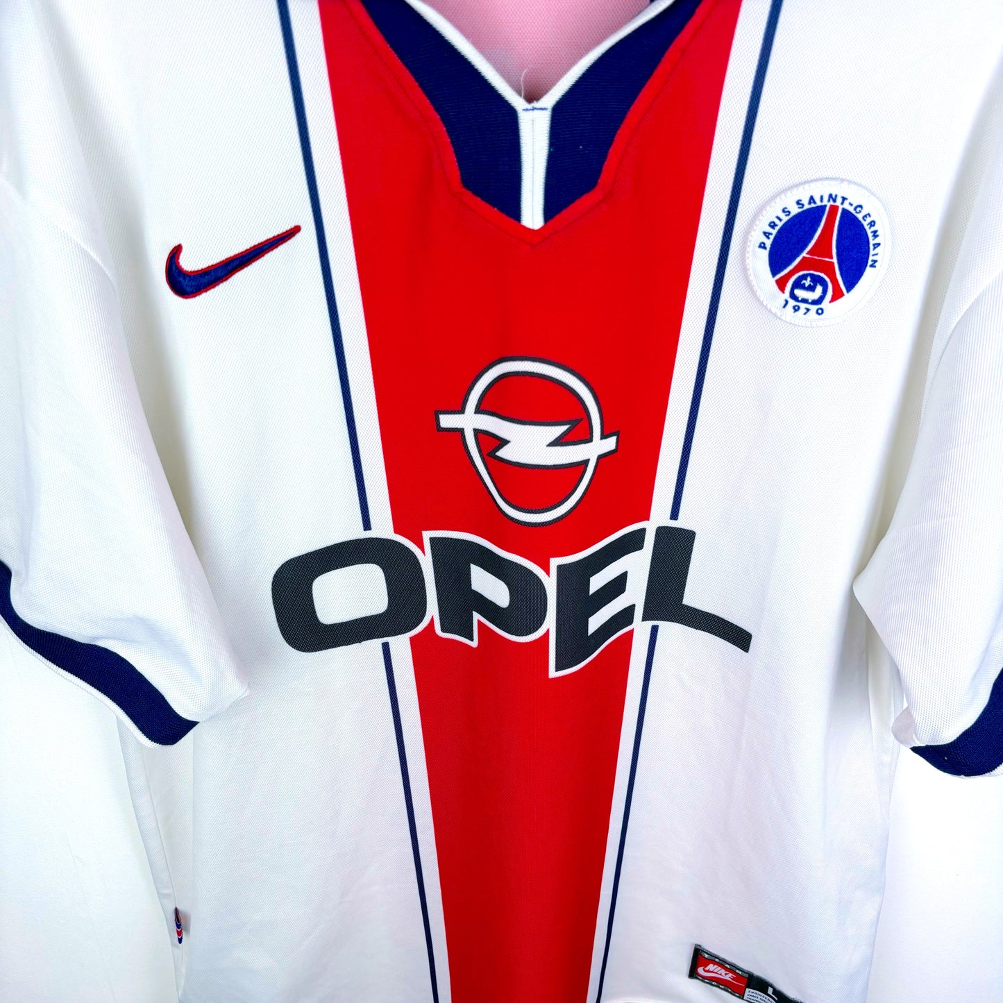 Paris Saint Germain PSG 1997-1998 Nike Away Football Shirt Jersey Leonardo 7