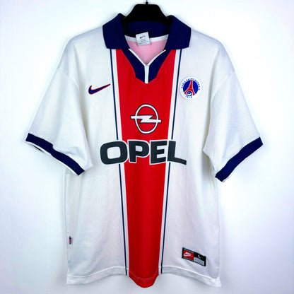 Paris Saint Germain PSG 1997-1998 Nike Away Football Shirt Jersey Leonardo 7