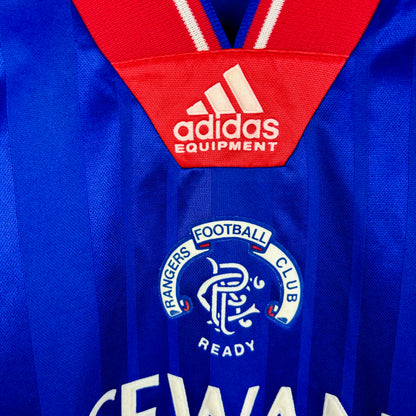Rangers 1992-1994 '5 In A Row' Adidas Home Football Shirt
