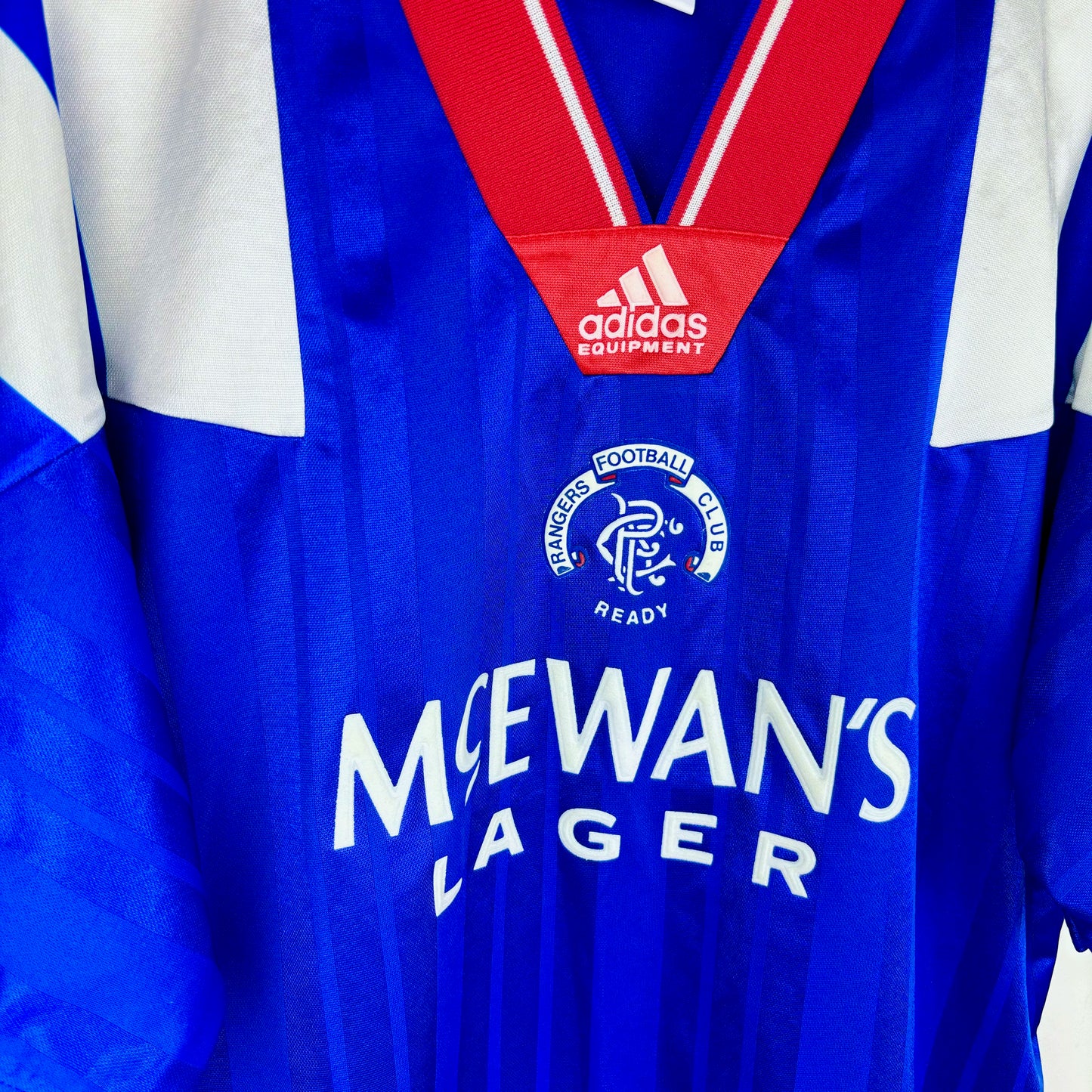 Rangers 1992-1994 '5 In A Row' Adidas Home Football Shirt
