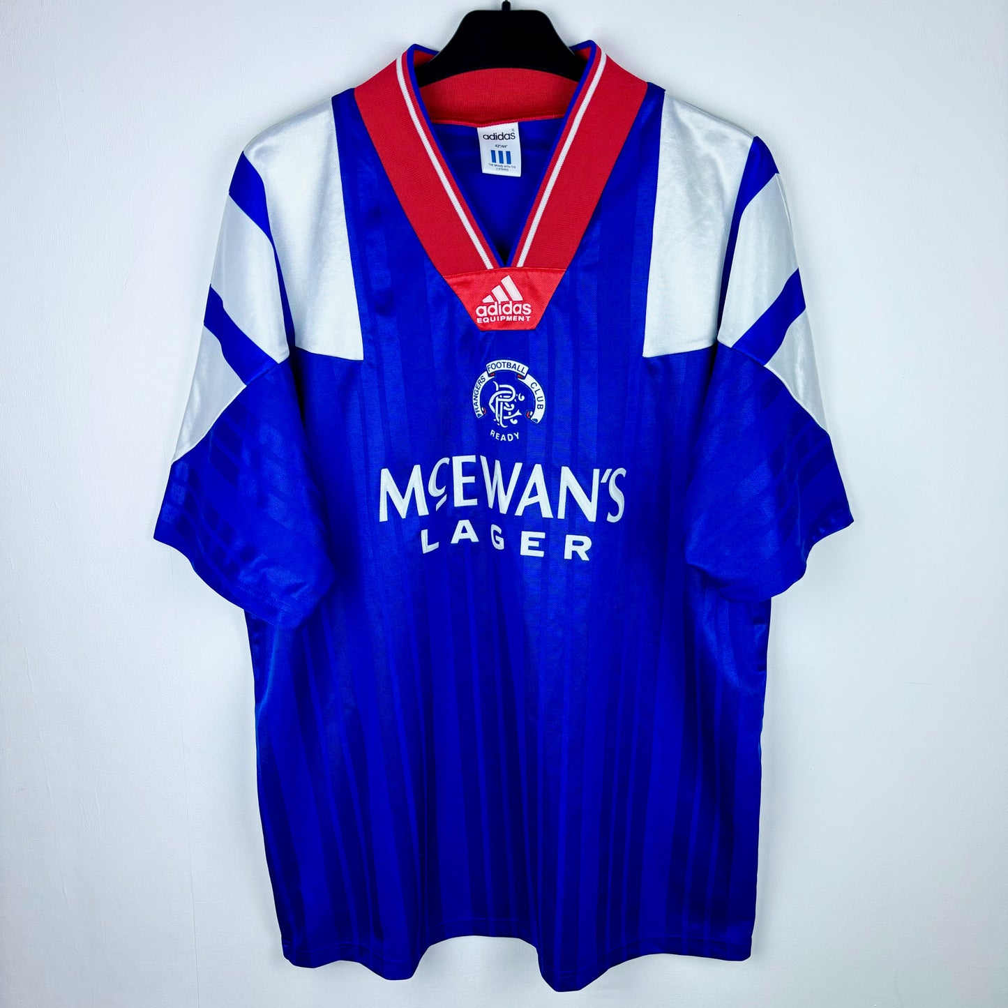 Rangers 1992-1994 '5 In A Row' Adidas Home Football Shirt