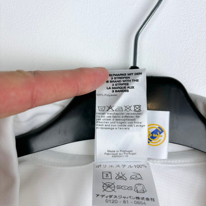 Real Madrid 2001-2002 Adidas Long Sleeve Home Football Shirt