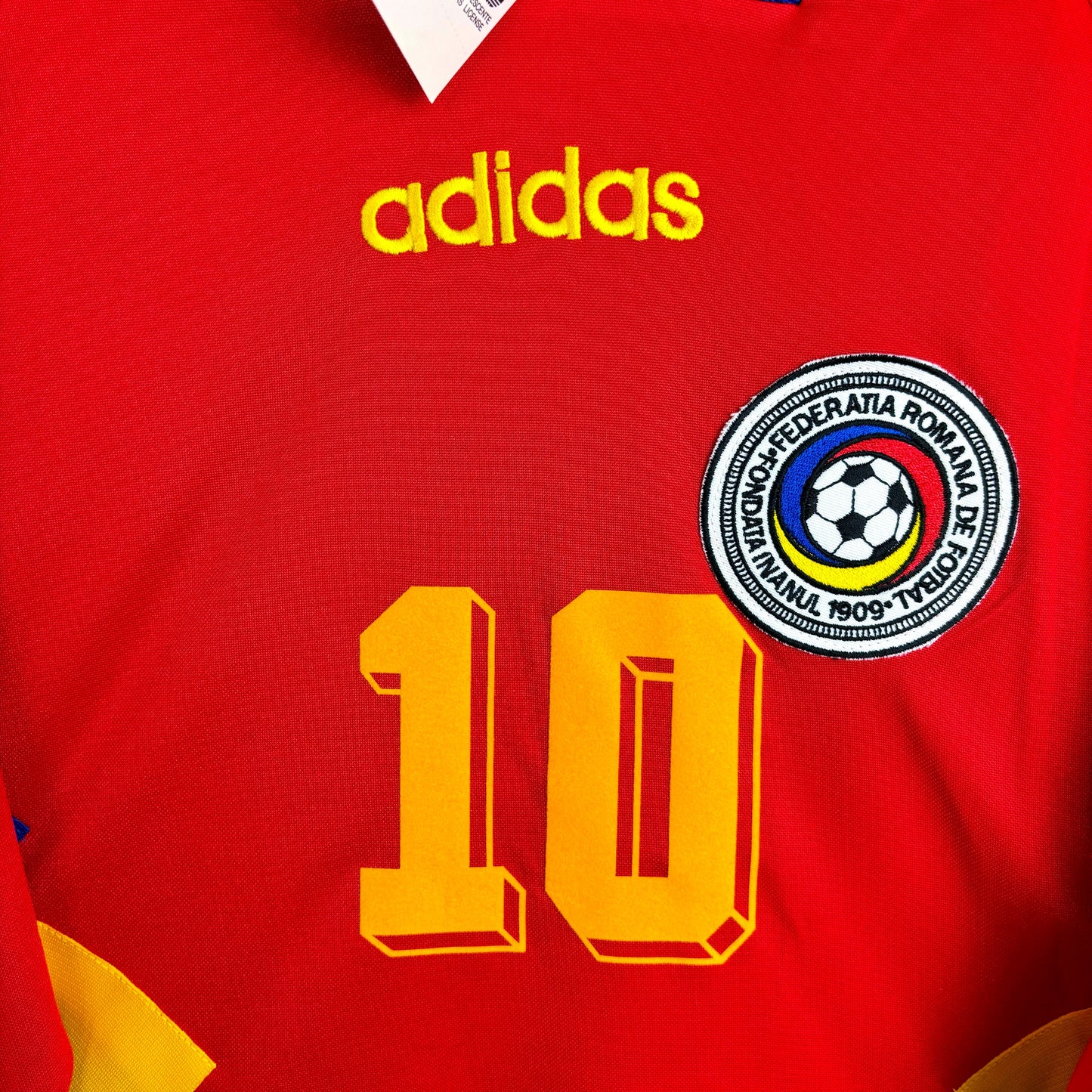 Romania 1994-1995 Adidas Away Football Shirt BNWT - Hagi 10