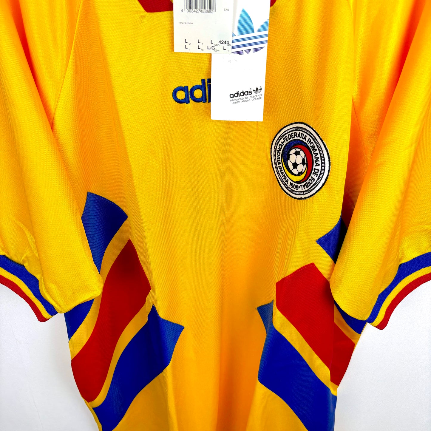 Romania 1994-1995 Adidas Home Football Shirt BNWT