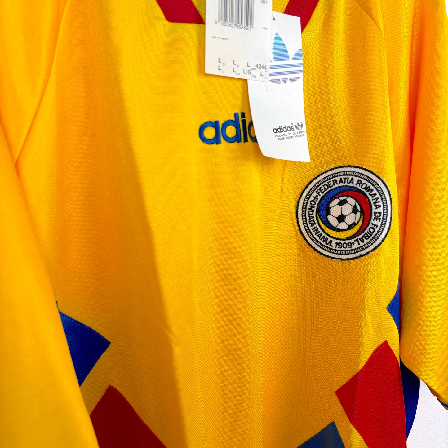 Romania 1994-1995 Adidas Home Football Shirt BNWT