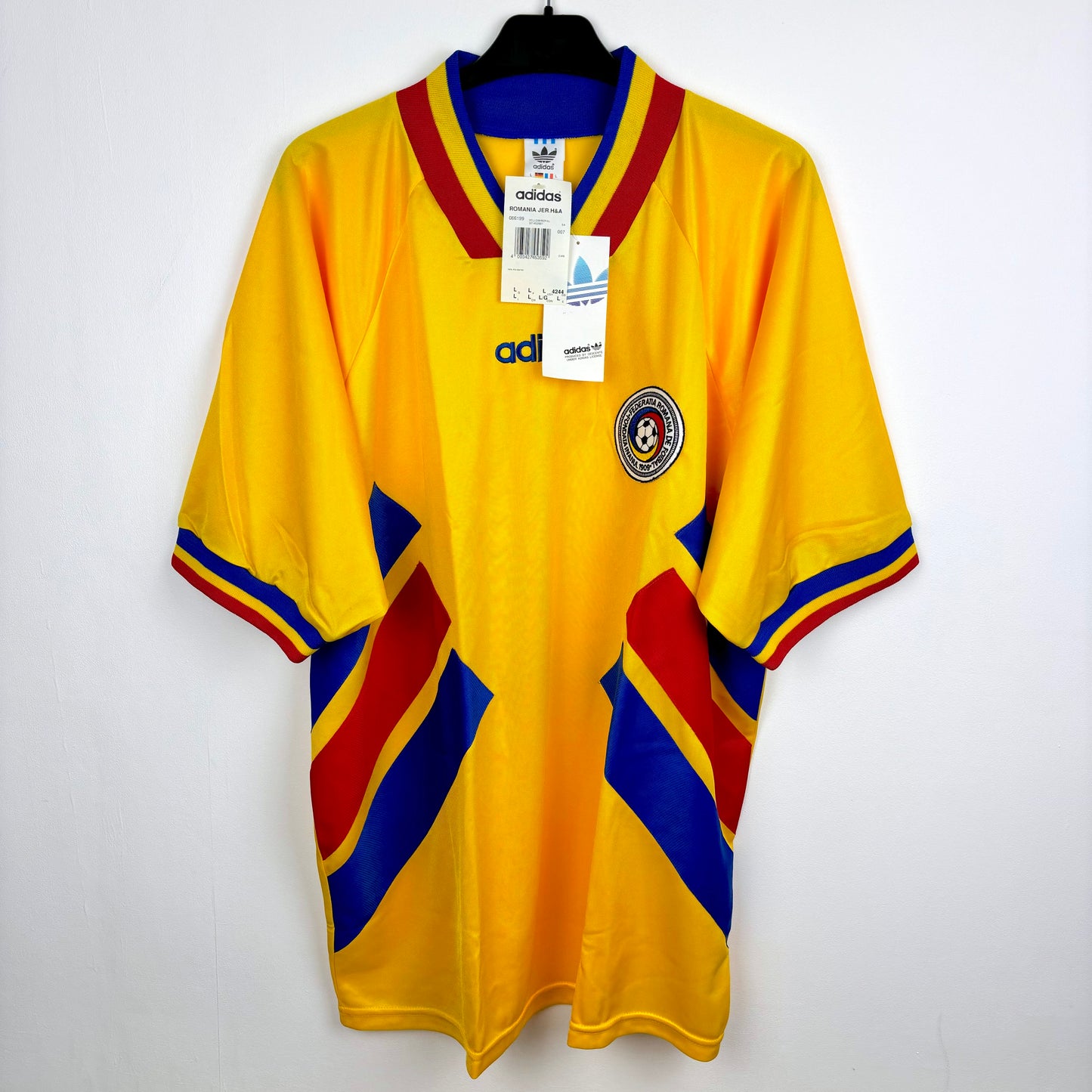 Romania 1994-1995 Adidas Home Football Shirt BNWT