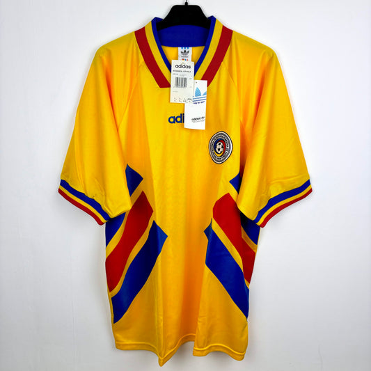 Romania 1994-1995 Adidas Home Football Shirt BNWT