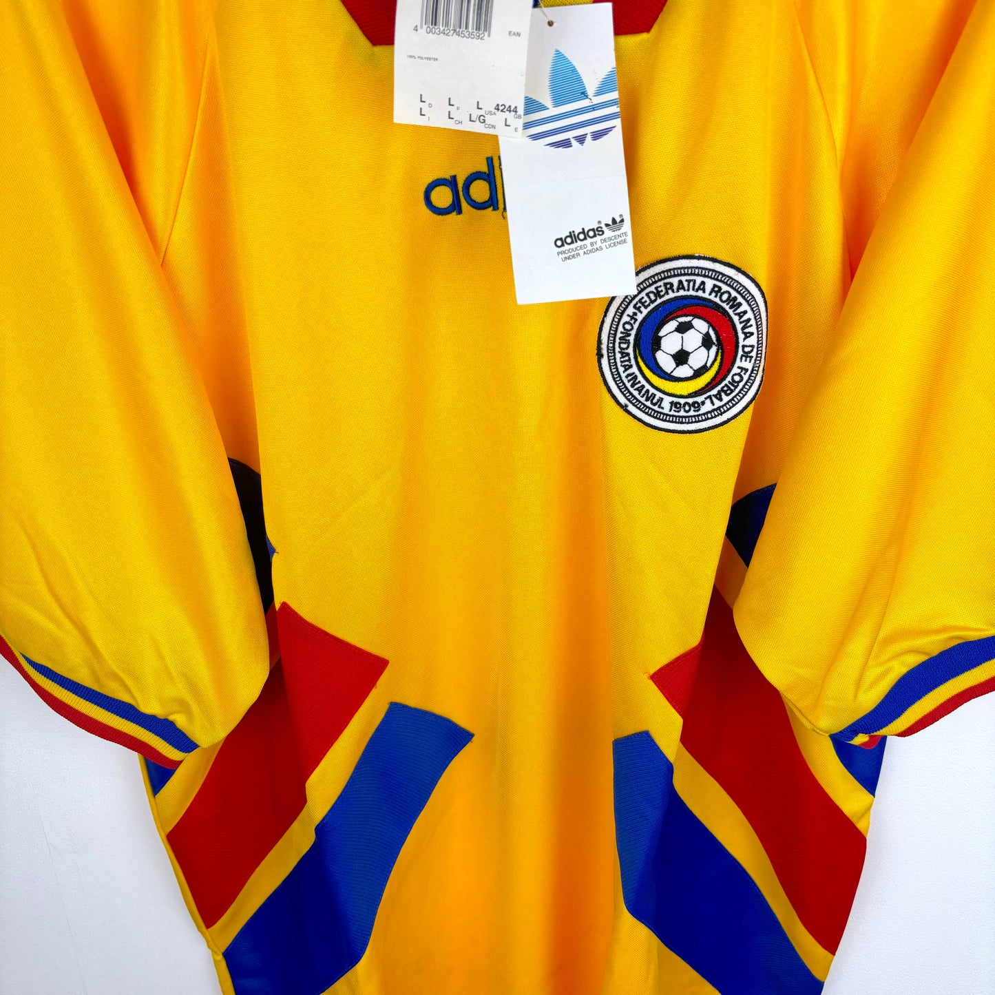 Romania 1994-1995 Adidas Home Football Shirt BNWT