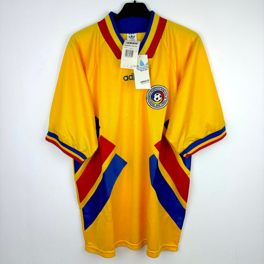 Romania 1994-1995 Adidas Home Football Shirt BNWT