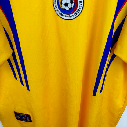 Romania 1996-1998 Adidas Home Football Shirt