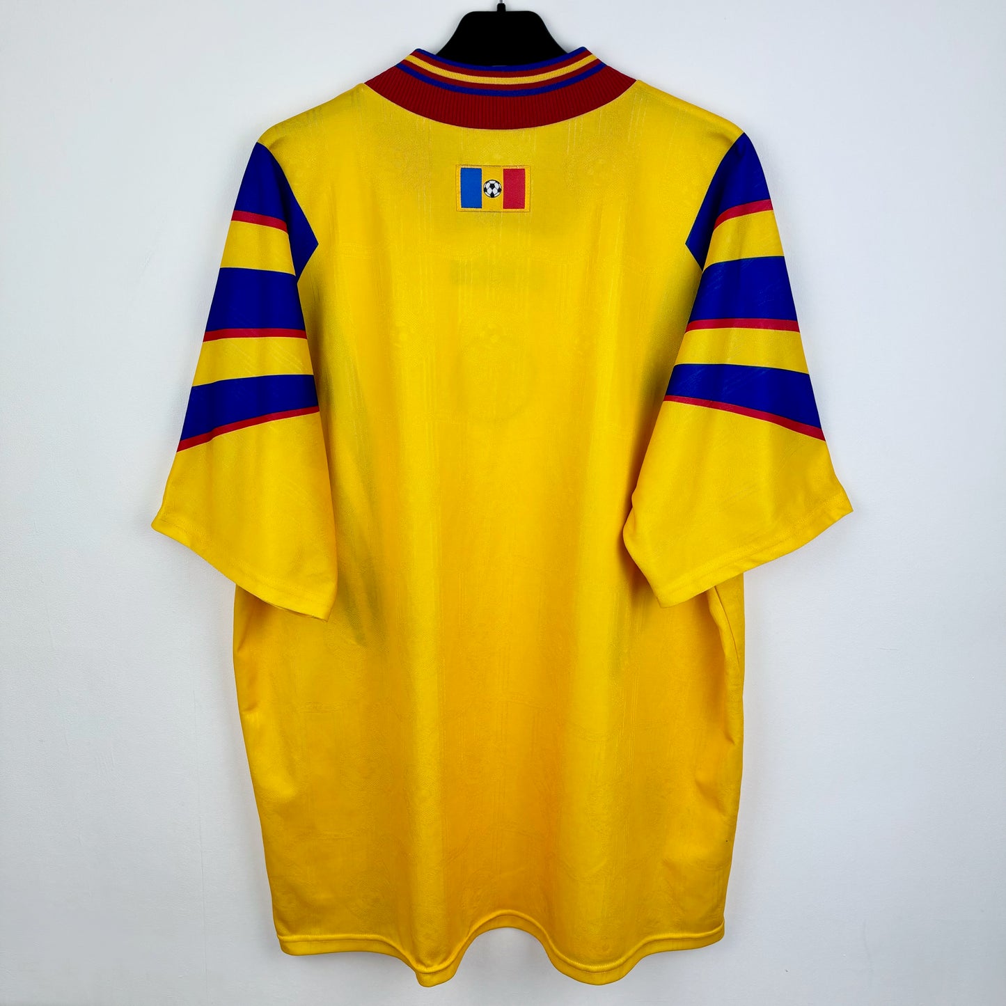 Romania 1996-1998 Adidas Home Football Shirt