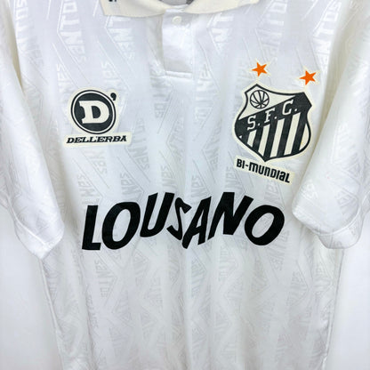 Santos 1993-1994 Dell'erba Home Football Shirt