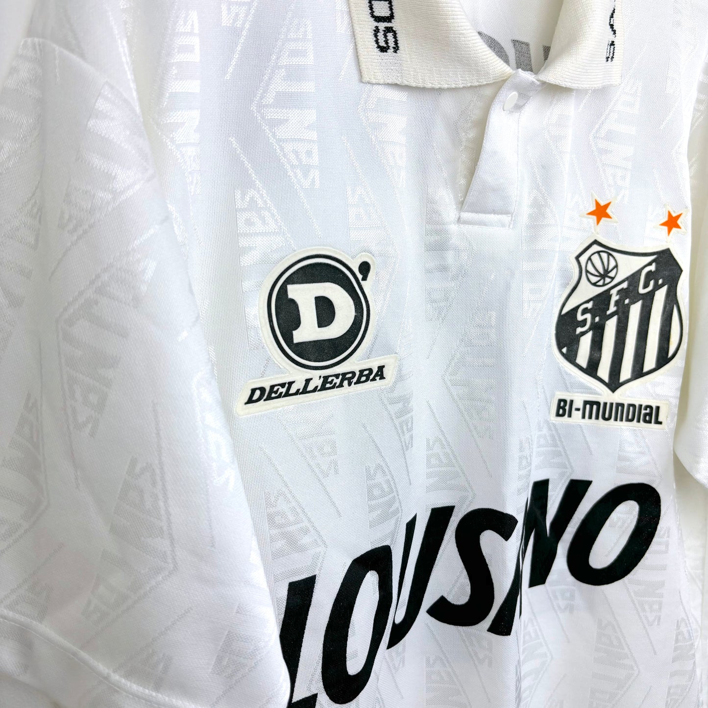Santos 1993-1994 Dell'erba Home Football Shirt