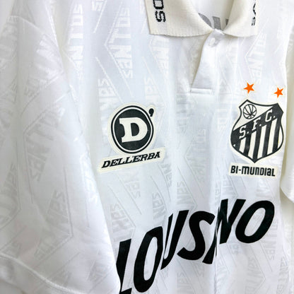 Santos 1993-1994 Dell'erba Home Football Shirt