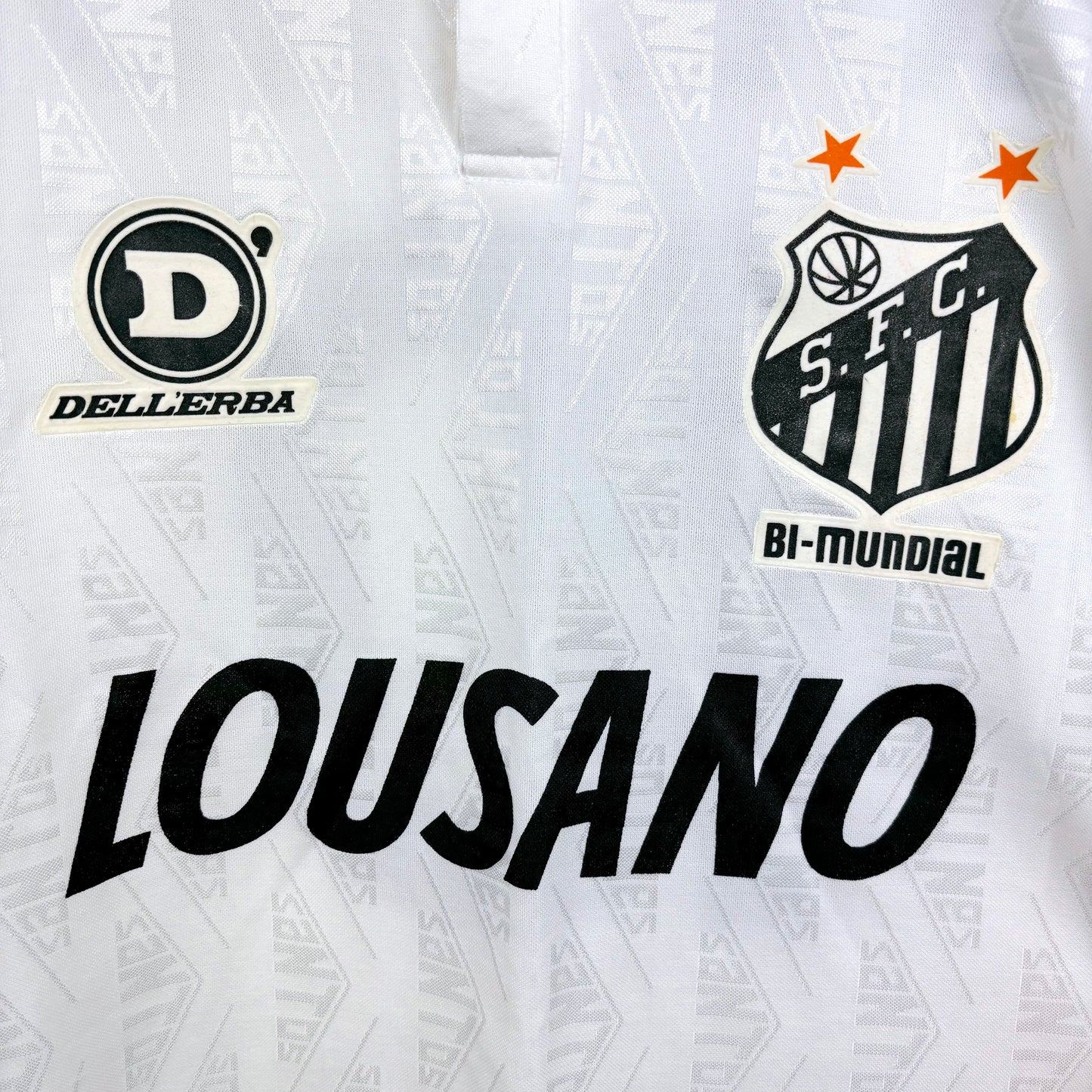 Santos 1993-1994 Dell'erba Home Football Shirt