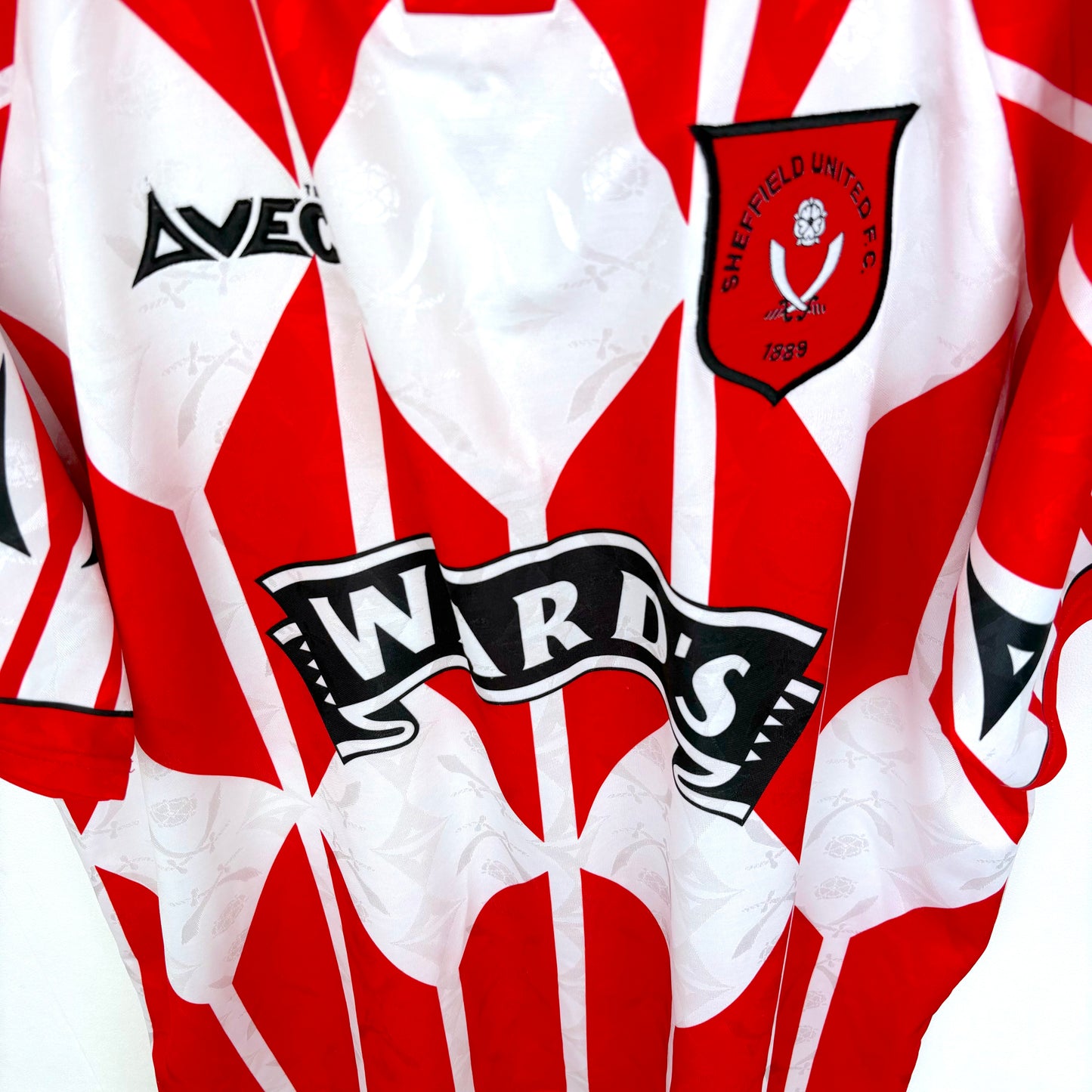 Sheffield United 1995-1996 Avec Home Football Shirt