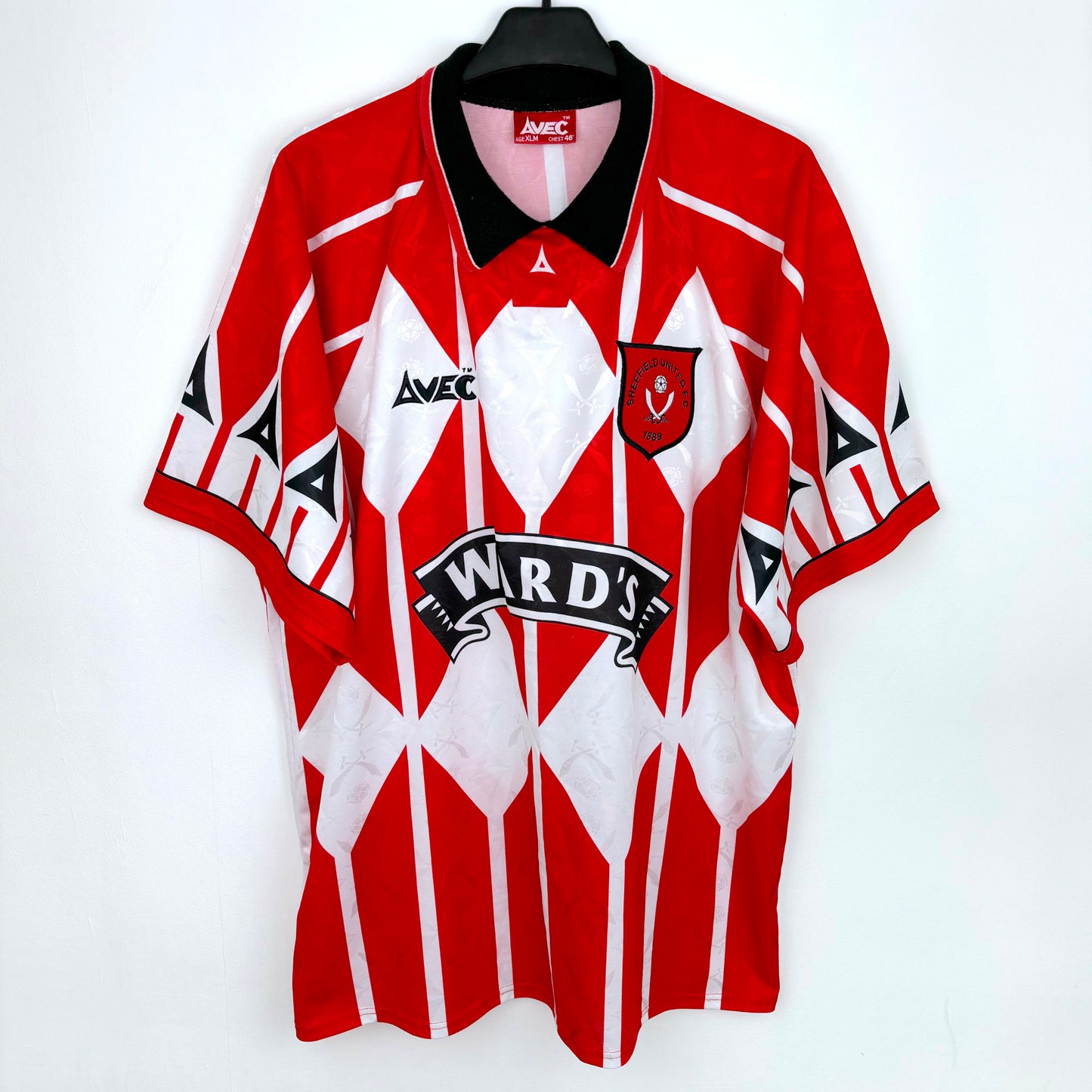 Sheffield United 1995-1996 Avec Home Football Shirt