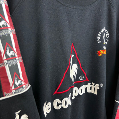 Sheffield United 1997-1999 Le Coq Sportif Football Training Sweatshirt