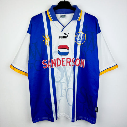 Sheffield Wednesday 1995-1997 Puma Home Football Shirt