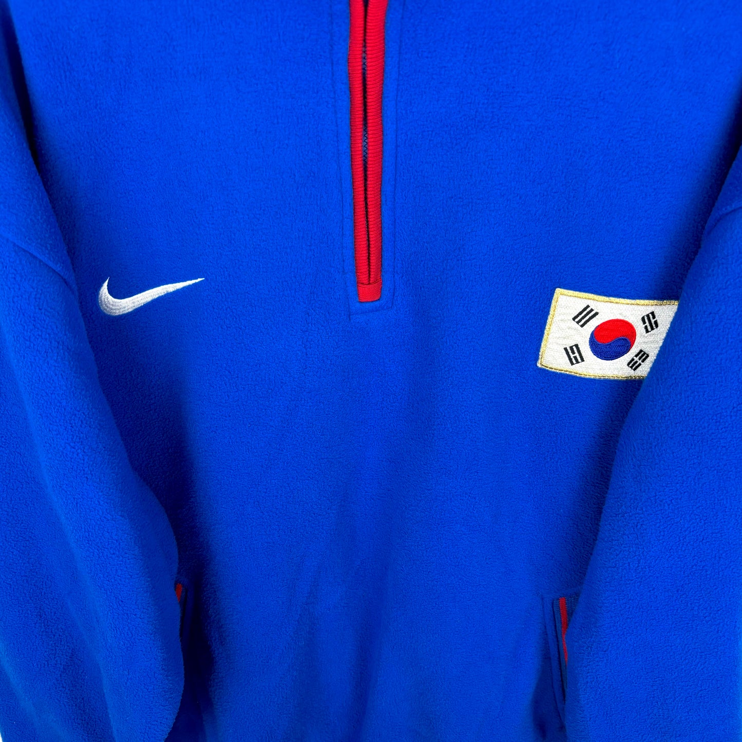 South Korea 1998-2000 Nike Football Quarter 1/4 Zip Fleece