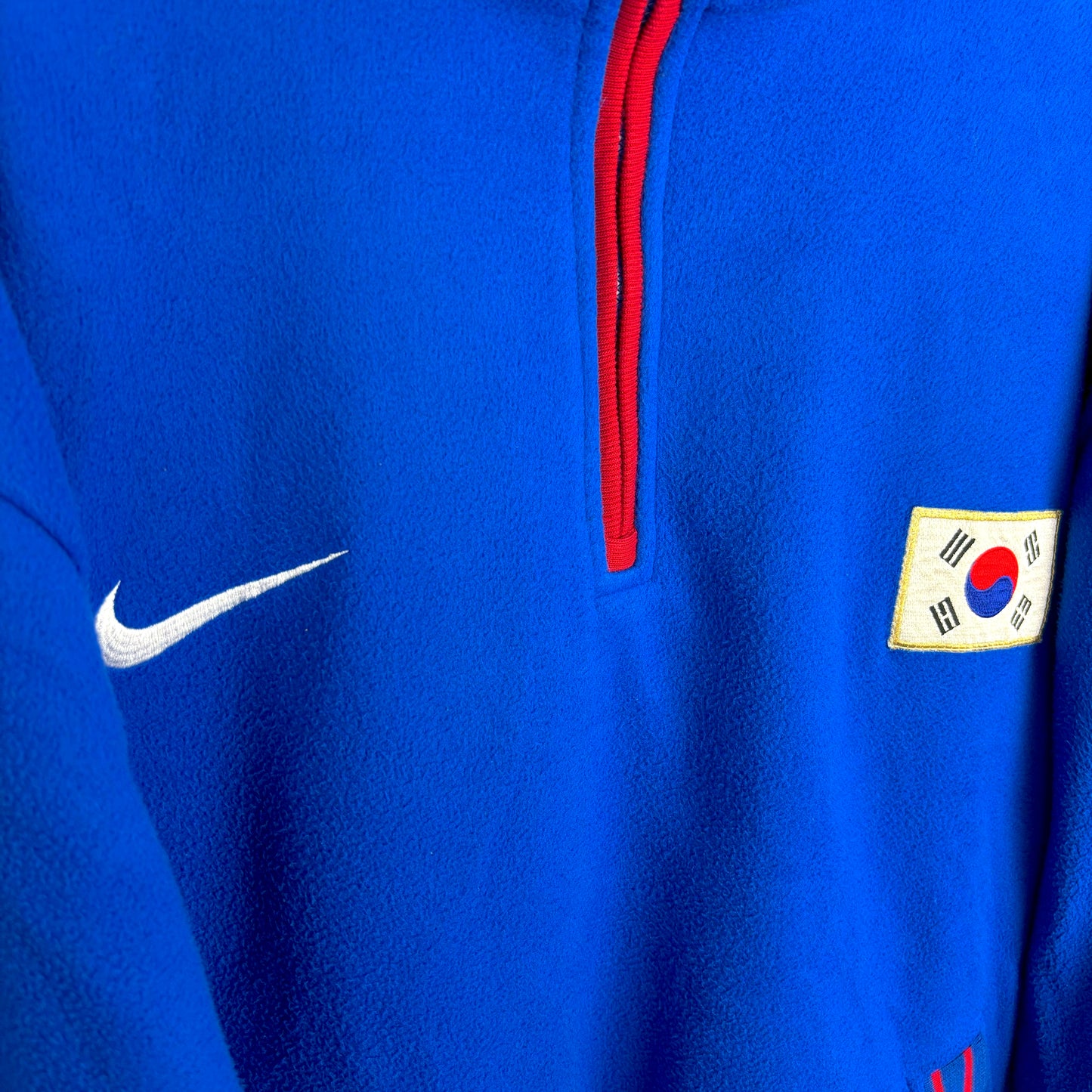 South Korea 1998-2000 Nike Football Quarter 1/4 Zip Fleece