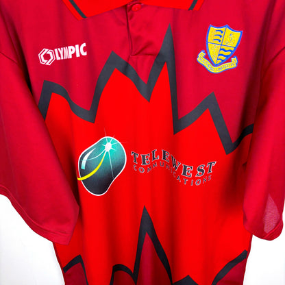 Southend United 1996-1997 Olympic Away Football Shirt