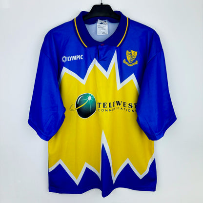 Southend United 1996-1997 Olympic Home Football Shirt