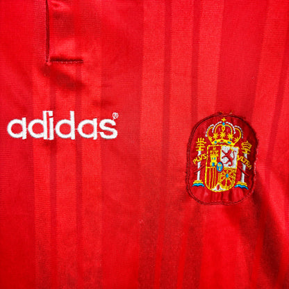 Spain 1994-1996 Adidas Home Football Shirt