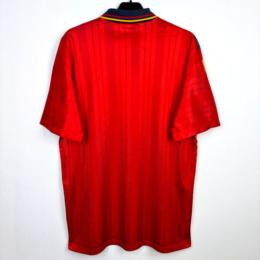 Spain 1994-1996 Adidas Home Football Shirt