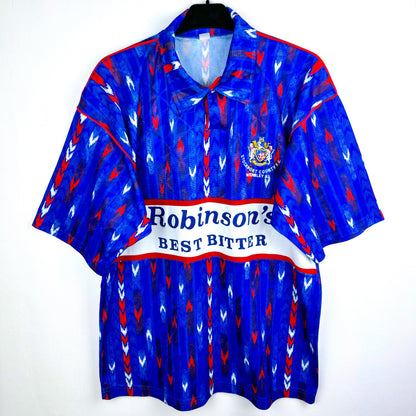 Stockport County 1992-1993 Wembley Super League Home Football Shirt Jersey