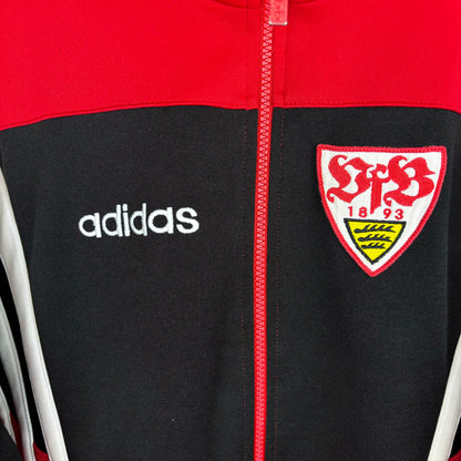 Stuttgart 1996-1997 Adidas Football Training Track Jacket