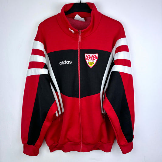 Stuttgart 1996-1997 Adidas Football Training Track Jacket
