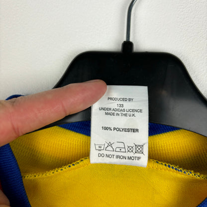 Sweden 1994-1996 Adidas Home Football Shirt Jersey Larsson